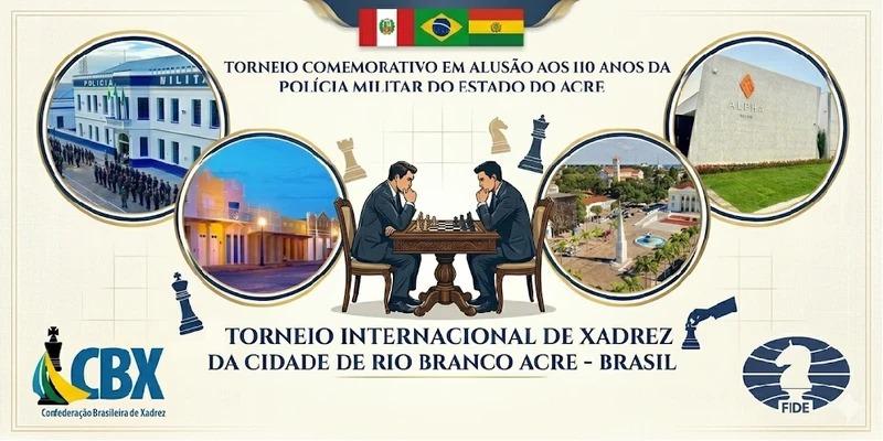 TORNEIO INTERNACIONAL DE XADREZ DA CIDADE DE RIO BRANCO AC - BRASIL